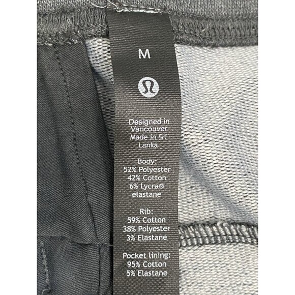 Lululemon City Sweat Jogger Pants Mens M Earth Dye Stone Gray 29” Inseam Stretch - Picture 11 of 16